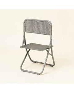Wren Dale Folding Outdoor Chair - Gray (synthetic illustration; no displayed measurements)