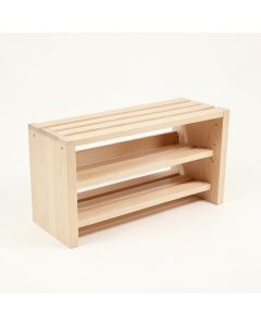 Harbor Crest Shoe Storage Bench - Beige (synthetic illustration; no displayed measurements)