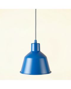 Briar Crest Pendant Light Suspended From One Plain Cable - Blue (synthetic illustration; no displayed measurements)
