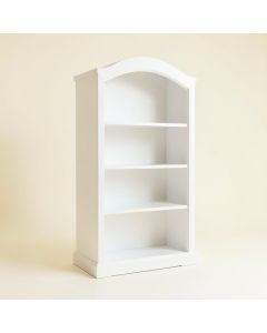 River Bend Freestanding Bookcase - White (synthetic illustration; no displayed measurements)
