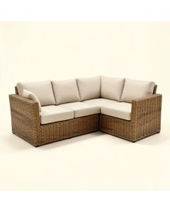 Bosarge Patio Sectional With Cushions (synthetic illustration; no displayed measurements)
