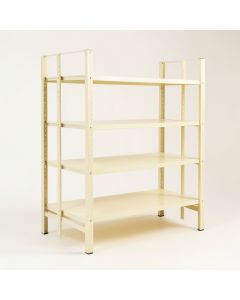Flint Brook Empty Seed-Starting Shelving Unit Without Lights - Cream (synthetic illustration; no displayed measurements)
