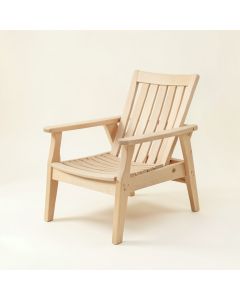 Briar Crossing Outdoor Lounge Chair - Beige (synthetic illustration; no displayed measurements)