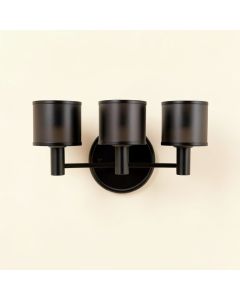 Bathroom Vanity Light 3 Light Wall Sconce Fixture Wall Mount Lamp Shade (synthetic illustration; no displayed measurements)