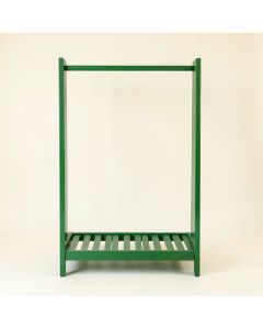 Bay Bluff Empty Garment Rack - Green (synthetic illustration; no displayed measurements)