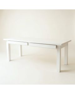 Rowan Dell Empty Workshop Workbench - White (synthetic illustration; no displayed measurements)