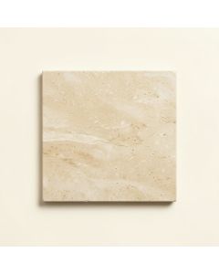 Elm Crest Uninstalled Square Decorative Tile - Beige (synthetic illustration; no displayed measurements)