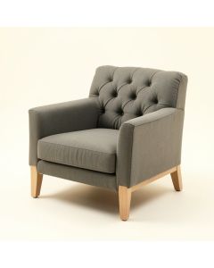 Melrose 30 '' Wide Tufted Polyester Armchair (synthetic illustration; no displayed measurements)