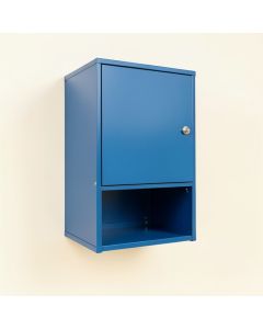 Bay Dell Wall-Mounted Laundry Cabinet - Blue (synthetic illustration; no displayed measurements)