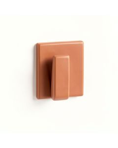 Cedar Bend Wall-Mounted Robe Hook - Terracotta (synthetic illustration; no displayed measurements)