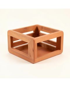 River Crossing Empty Furniture-Style Pet Crate - Terracotta (synthetic illustration; no displayed measurements)