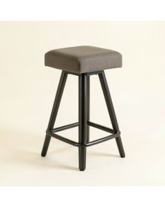 Rhoads Metal 24.5 '' Swivel Bar Stool (synthetic illustration; no displayed measurements)