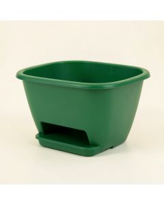 River Branch Empty Raised Planter - Green (synthetic illustration; no displayed measurements)