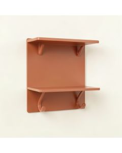 Willow Dale Wall-Mounted Entryway Organizer Shelf - Terracotta (synthetic illustration; no displayed measurements)
