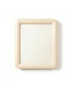 Shore Crest Framed Wall Mirror - Cream (synthetic illustration; no displayed measurements)