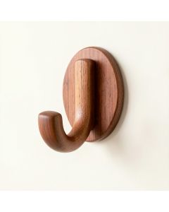 Fern Crossing Wall-Mounted Robe Hook - Terracotta (synthetic illustration; no displayed measurements)