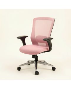 Office Chair ——Ergonomic Mesh Chair Computer Chair Home Executive Desk Chair Comfortable Reclining Swivel Chair And , Mid Back With Wheels For Teens/Adults ( Pink ) (synthetic illustration; no displayed measurements)