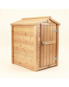 Garden 3 Ft. W X 2 Ft. D Solid Wood Lean-To Storage Shed (synthetic illustration; no displayed measurements)