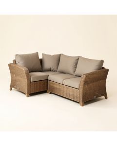Catskill Outdoor Furniture 3 Piece Rattan Sofa Seating Group With Cushions (synthetic illustration; no displayed measurements)