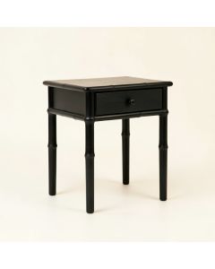 Sage Bridge Side Table - Black (synthetic illustration; no displayed measurements)