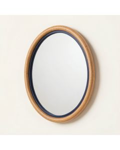 Olive Bend Framed Wall Mirror - Navy (synthetic illustration; no displayed measurements)