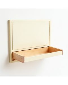 Vale Crest Empty Wall-Mounted Tool Organizer Panel - Cream (synthetic illustration; no displayed measurements)