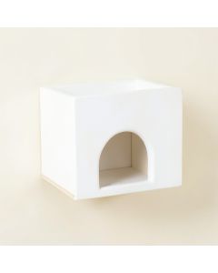 River Bluff Wall-Mounted Cat Perch - White (synthetic illustration; no displayed measurements)