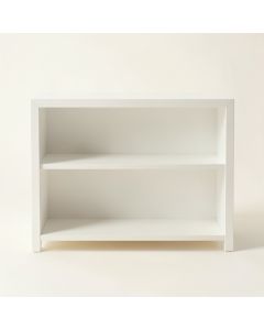 Vale Branch Low Bookcase - White (synthetic illustration; no displayed measurements)