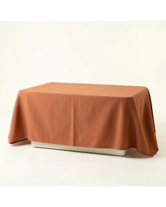 Hill Brook Flat Bed Sheet - Terracotta (synthetic illustration; no displayed measurements)