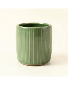 Cove Bluff Empty Candle Holder - Green (synthetic illustration; no displayed measurements)
