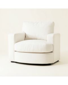 Briar Bend Upholstered Armchair - White (synthetic illustration; no displayed measurements)