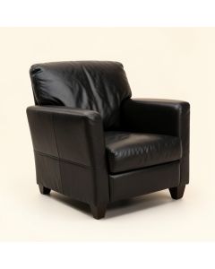 Aayusha 30.7 '' Wide Genuine Leather Armchair (synthetic illustration; no displayed measurements)