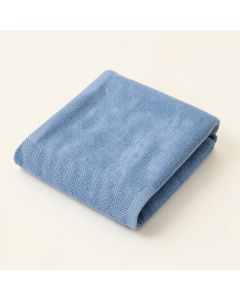 Hill Dell Bath Towel - Blue (synthetic illustration; no displayed measurements)