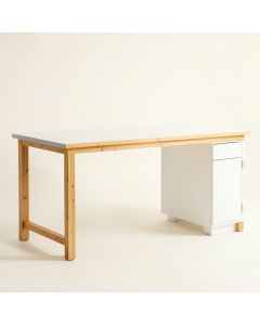 Briar Dale Empty Workshop Workbench - White (synthetic illustration; no displayed measurements)