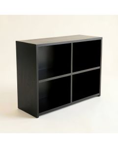 Clay Crest Desktop Shelving Unit - Black (synthetic illustration; no displayed measurements)