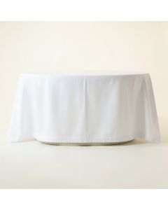 Fern Crest Flat Bed Sheet - White (synthetic illustration; no displayed measurements)