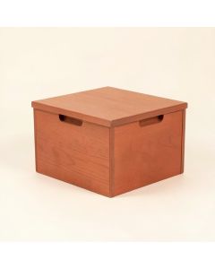 Fern Bridge Low Toy Storage Unit - Terracotta (synthetic illustration; no displayed measurements)