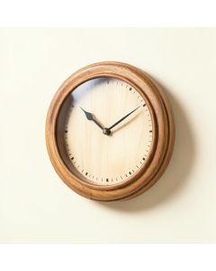 Round Wood 16 '' Wall Clock (synthetic illustration; no displayed measurements)