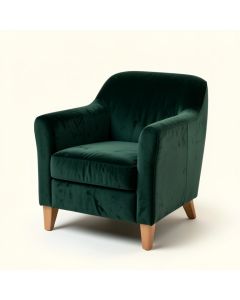 Dempster 29 '' Wide Velvet Barrel Chair (synthetic illustration; no displayed measurements)