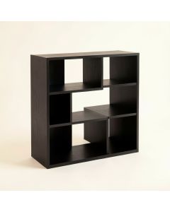 Maple Bridge Desktop Shelving Unit - Black (synthetic illustration; no displayed measurements)