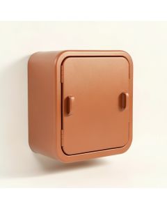Linden Crossing Wall-Mounted Laundry Cabinet - Terracotta (synthetic illustration; no displayed measurements)