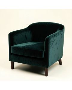 21.25 '' Wide Velvet Armchair (synthetic illustration; no displayed measurements)