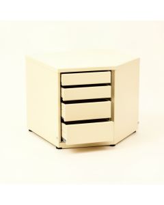 Elm Brook Small-Parts Storage Drawer Cabinet - Ivory (synthetic illustration; no displayed measurements)