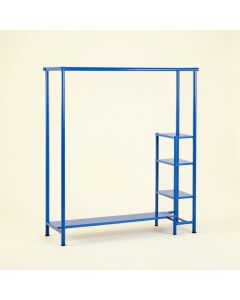 Hazel Bluff Empty Garment Rack - Blue (synthetic illustration; no displayed measurements)