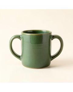 Birch Bend Ceramic Mug - Green (synthetic illustration; no displayed measurements)