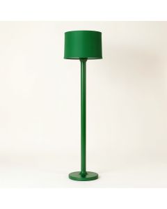 Stone Brook Floor Lamp With A Plain Fabric Shade - Green (synthetic illustration; no displayed measurements)