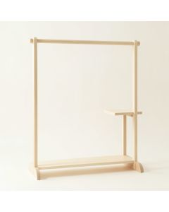 Stone Canyon Empty Garment Rack - Ivory (synthetic illustration; no displayed measurements)