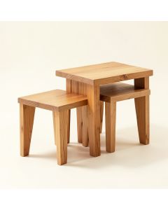 Nickolas Teak 2 Piece Nesting Tables (synthetic illustration; no displayed measurements)