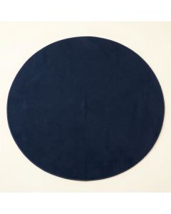 Sage Branch Round Area Rug - Navy (synthetic illustration; no displayed measurements)