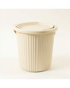Ash Brook Closed Garden Compost Bin - Cream (synthetic illustration; no displayed measurements)